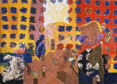 "Guerre à la tristesse" 400 x 580 cm  1994 / collection privée