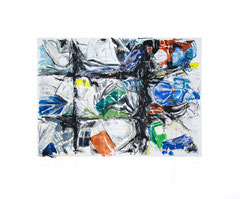 BUNDLED CARS 2015 Mischtechnik auf Papier, 50x60cm