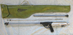 Fusil hydropneumatique avec etui d'origine