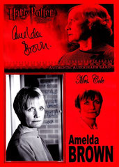 BROWN Amelda   .... Mrs. Cole ("Harry Potter and the Half-Blood Prince")  2009