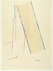 edges 2, 2024, 63,5*45,5 cm, wasserfarbe, lackiertes awagami papier