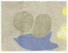 Tendresse, 2023, 24 x 32 cm, Tusche auf Wasser auf Awagami Papier
