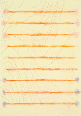 this garden, 2023, 63*45,4 cm, wasserfarbe, graphit, tusche auf lackiertem awagami papier