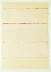 Edges 1, 2024, 38*32 cm, eitempera auf lackiertem awagami papier, gerissen