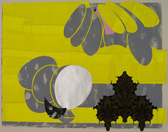 Kleeulme 15, 2008, Acryl auf Papier, 116 x 90 cm