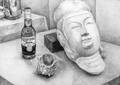 静物デッサン（鉛筆）
