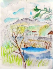 風景水彩