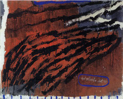 "Nel settembre del '43 n.1"  2002 cm 80x100 tecnica mista su tela (collezione privata)
