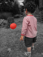 Sam and red balloon.France