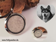 EM 5: Edelstahlmedaillon mit eingelegter SChebe enefalls aus Edelstahl. Preis: 49 Euro