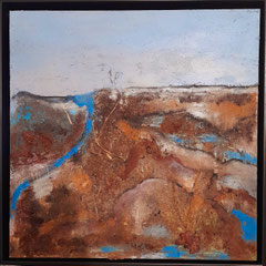 Where the Water Dreams - 50 W x 50 H x 4 D cm