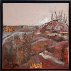 Sleepwalking Through Summer Fields - 50 W x 50 H x 4 D cm
