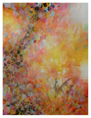Kanoa - Mixed Media auf Papier - 40x50cm 