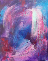 Aurora 2/5 - Acryl auf Leinwand - 24x30cm 