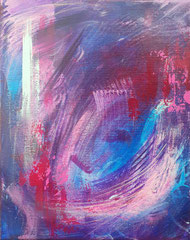 Aurora 4/5 - Acryl auf Leinwand - 24x30cm 