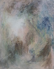 Earth II - Mixed-Media auf Gessoboard - 20x25cm