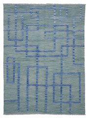6. Kilim, classic modern, Afghanistan, 207 x 153 cm