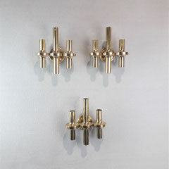 Set of Gaetano Sciolari Brass Wall Lamps for Boulanger, c. 1975 - PN.Modern pnmodern