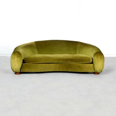 Jean Royere " Polar bear" or "La Boule" Sofa  pnmodern.com
