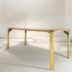 Bruno Rey Dining Table by Dietiker am Rhein  Solid Beech Wood, Formica Laminat  Switzerland, 1971 - PN.Modern pnmodern