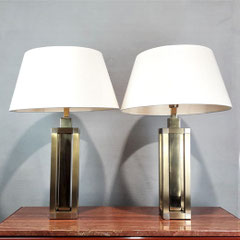 Romeo Rega Pair of Table Lamps, Italy, 1970s - PN.Modern