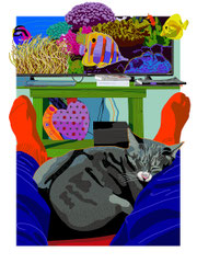 la siesta del gato