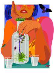 tarde con mezcal y chapulines