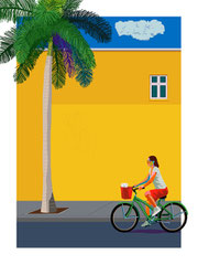 bicicleta verde