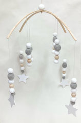 ベッドメリー101　星&ボールアーチナチュラル　400×550H 　¥1,500