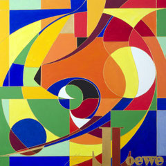 100x100cm. Acryl/Leiwand 300,-€