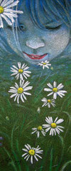 110x80cm. Acryl/Teppich 400,-€