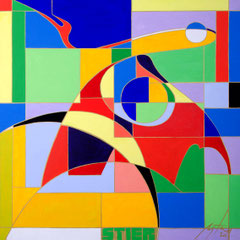 100x100cm. Acryl/Leiwand 300,-€