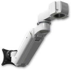 ASUL180iBV-P15 | ポールマウント | 1.5インチ径 | 昇降式 逆向きディスプレイアーム