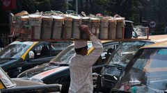 Dabbawala, Mumbai, India, Street