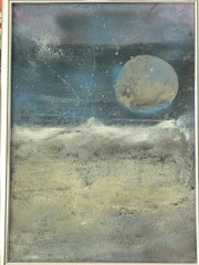 Planet, 50x70 cm, Acryl auf Malkarton, € 180,00