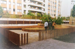 Palisaden für den Garten