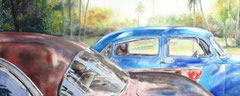 Bel Air Paradise  38 X 48 watercolor  by Tony Armendariz   $3000