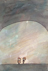 UNTER TAGE (BESICHTIGUNG)  14,5X10 cm 90,-€