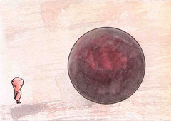 SISYPHOS II  10X14,5 cm 90,-€