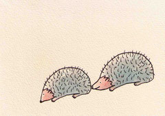 SCHÜTTELWORT (IGEL-GEIL) I, 10X14,5 cm 90,-€