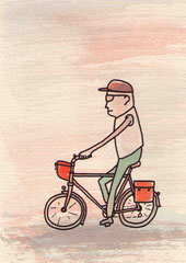 FAHRRAD III  14,5X10 cm 90,-€