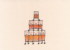 PYRAMIDE  10X14,5 cm 90,-€