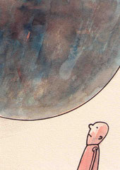 UNTERWEGS  14,5X10 cm 90,-€