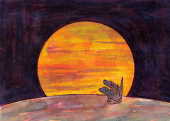 SONNE III   14,5X20 cm 105,-€