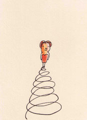 SPIRALE (WEIBLICH)   20X14,5 cm 105,-€