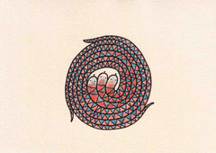 SCHLANGEN I 10X14,5 cm 90,-€