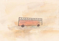 TOURISTENBUS  20X29 cm 165,-€