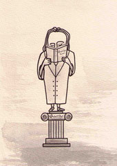 GOETHE LIESST GOETHE 14,5X10 cm 90,-€