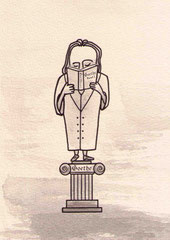 GOETHE LIESST GOETHE 14,5X10 cm 90,-€