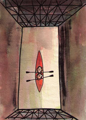 SCHLEUSE I  14,5X10 cm 90,-€